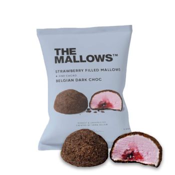 The Mallows - Strawberry Filled Mallows + Fine Cacao and Dark Choc, 16g